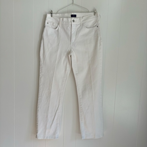 NYDJ Not Your Daughter's Jeans white lift tuck technology jeans size 10 - Picture 2 of 15